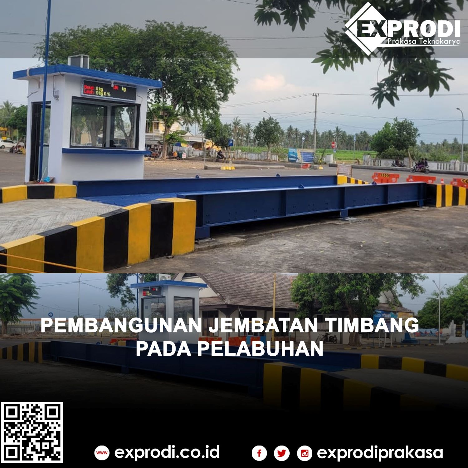Pembangunan Jembatan Timbang pada Pelabuhan - EXPRODI Prakasa Teknokarya